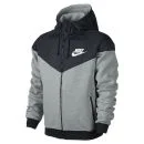 Nike Men's Windrunner Fleece Mix Jacket - Dark Grey Heather - S - Gris Image 1
