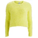 Vero Moda Women's Fluffy Jumper - Sunny Lime - XS/UK 8 - Vert Citron Image 1
