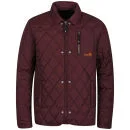 Boxfresh Men's Bacciverous Quilted Jacket - Cordovan - S - Cordovan Image 1