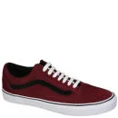 Vans Old Skool Suede/Canvas Trainers - Port Royale/Black - 7 - Port Royale/Black Image 1