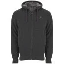 Ringspun Men's Greylock Zip Through Hoody - Charcoal Marl - S - Charcoal Marl Image 1