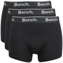 Bench Men's 3 Pack Fashion Trunk - Black - S - Noir Image 1