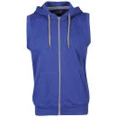 Brave Soul Men's Colombob Sleeveless Hooded Sweatshirt - Blue - S - Bleu Image 1