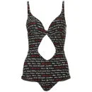 John Galliano Women's 'John For Ever' Swimsuit - Black - 12 - Noir Image 1