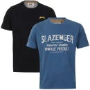 Slazenger Men's 2-Pack T-Shirts - Airforce/Navy - S - Airforce/Navy Image 1