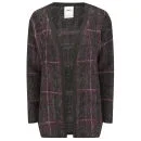 ONLY Women's Ava Tartan Cardigan - Tawny Port - XS/UK 4 - Tawny Port Image 1