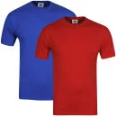 Nike Men's Short Sleeved T-Shirt Royal/Scarlett 2-Pack - S - Royal/Scarlett Image 1