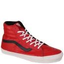 Vans Sk8-Hi Top Leather Trainers - Chilli Pepper / Black - 6 - (Leather) chili pepper/black Image 1