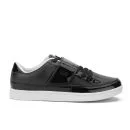 Beck & Hersey Men's Hades Patent Velcro Strap OX Trainers - Black - UK 7 - Noir Image 1