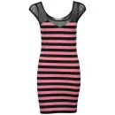 Chickster Women's Berkant Striped Dress - Pink - 8 - Rose Image 1