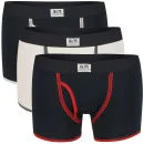 Jack & Jones Men's 3-Pack CG Boxers - Pompeian Red - S - Rouge Image 1