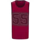 55 Soul Men's Mistral Mesh Vest - Red/Black - S - Rouge/Noir Image 1