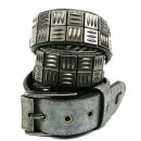 Lowlife Men's Grip Metal Belt - Slate/Pewter - S - Slate/Pewter Image 1