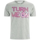 Xplicit Men's Turn Me On T-Shirt - Mid Grey Marl - S - Gris Image 1