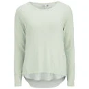 ONLY Women's Lynne Split Back Sweatshirt - Wan Blue - XS/UK 6 - Bleu Image 1