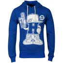 Beck & Hersey Men's Sneaker H Hoody - Hersey Blue - S - Hersey Blue Image 1