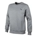 Puma Men's Essential Crew Neck Sweatshirt - Grey/Black - S - Gris Image 1