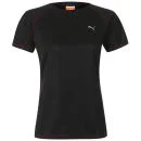 Puma Women's Drycell Running T-Shirt - Black/Grey - 10 - Noir/Gris Image 1