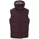 Brave Soul Men's Simple Gilet - Burgundy - S - Burgundy Image 1
