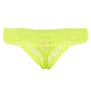 Bjorn Borg Women's Lace Thong - Yellow - XS - Citron Image 1