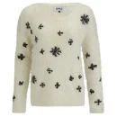 ONLY Women's Crystal Snowflake Christmas Jumper - Whisper White - XS/UK 4 - Whisper White Image 1