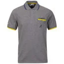 Kangol Men's Encore Polo-Shirt - Grey Marl - S - Gris Chiné Image 1