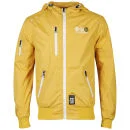 Crosshatch Men's Gable Hooded Zip Through Windbreaker Jacket - Mineral - S - Mineral Image 1