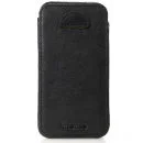 Knomo Black Leather iPhone 4S Sleeve Image 1