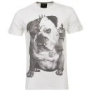 Firetrap Men's Bentley Bulldog Print T-Shirt - Bone White - M - Blanc Image 1