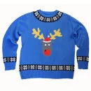 Christmas Jumper Unisex - ReggieX - S - Bleu Image 1