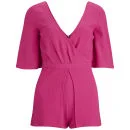 Neon Rose Women's Neon Playsuit - Pink - 8 - Rose Image 1