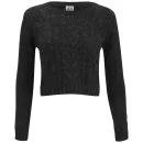 Vero Moda Banita Cable Knitted Jumper - Grey - UK 8 - Gris Image 1