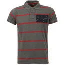 Tokyo Laundry Men's Gordon Polo Top - Grey - S - Gris Image 1