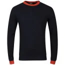 Jack & Jones Men's Aviator Knit - Black/Navy - S - Black/Navy Image 1