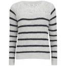 ONLY Women's Gossip Knitted Jumper - Cloud Dancer - XS/UK 6 - Multi Image 1
