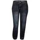 Bench Women's Cropped Cuffed Jeans - Blue - 26R - Bleu Image 1