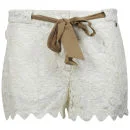 Pepe Women's Norai Lace Shorts - Cream - 26 - Crème Image 1