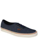 Vans Authentic Canvas Trainer (Denim) - Dark Blue/Marshmallow - 3 - Dark Blue/Marshmallow Image 1