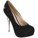 Blink Women's Suede Heels - Black - 3 - Noir Image 1