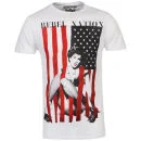 Ringspun Men's Rebel Nation Photo Print T-Shirt - White - S - Blanc Image 1