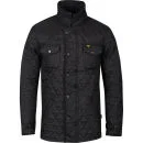 Le Breve Men's Mario Quilted Jacket - Grey - S - Gris Image 1