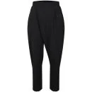 LOVE Women's Harem Drape Trousers - Black - S - Noir Image 1