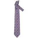 Ermenegildo Zegna Silk Tie - Purple Image 1