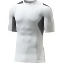 adidas Men's Tech Fit Cool Short Sleeve Compression Top - White - S - Blanc Image 1