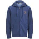 Rip Curl Men's Palm Stamp Logo Full Zip Hoody - Navy Marl - S - Bleu Image 1