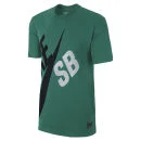 Nike SB Men's Big Logo T-Shirt - Mystic Green/Black - S - Vert Citron Image 1