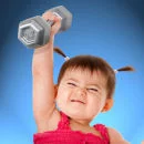 Buff Baby Dumbbell Rattle Image 1