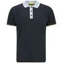 Brave Soul Men's Orbit Contrast Collar Polo Shirt - Navy - S - Bleu Image 1
