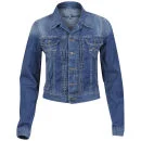Pepe Women's Mikas Washed Denim Jacket - Blue Wash - XS - Blue Wash Image 1