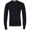 Boxfresh Men's Gefen Knit - Navy Fleck - S - Navy Fleck Image 1